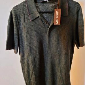 Mr. Turk short sleeve green knit
